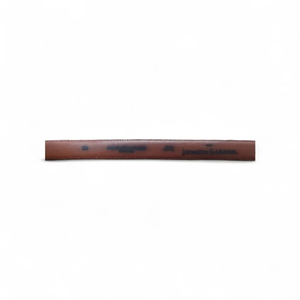 Johnston & Murphy Black and Brown Leather Belt Size 34